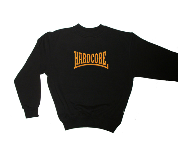 Sweater Hardcore logo (oranje)